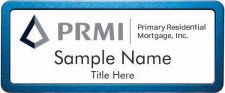 (image for) Primary Residential Mortgage Inc. Prestige Blue Anodized badge