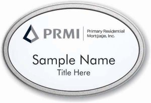 (image for) Primary Residential Mortgage Inc. Oval Prestige Pebbled badge