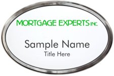 (image for) Mortgage Experts Inc. Oval Prestige Polished badge