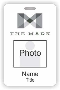 (image for) The Mark Photo ID Vertical badge