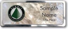 (image for) Summit Mortgage Corporation Mother of Pearl Polished badge