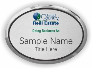 (image for) (New Logo) United Country Real Estate Oval Executive Silver badge