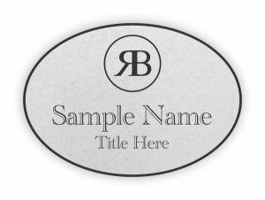 (image for) Ragged Branch Oval Silver badge