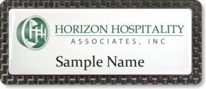 (image for) Horizon Hospitality Carbon Frame Anodized Insert badge