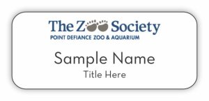 (image for) The Zoo Society Standard White badge