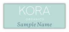 (image for) Kora Organics Full Color - Square Corners badge
