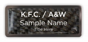 (image for) K.F.C. / A&W Black Chrome Carbon badge