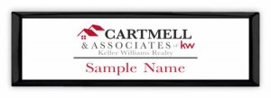 (image for) Keller Williams Realty - Cartmell & Associates Small Executive Black Other badge