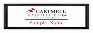 (image for) Keller Williams Realty - Cartmell & Associates Small Executive Black Other badge