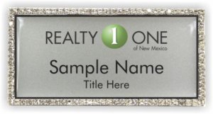 (image for) Realty One of New Mexico Bling Silver badge