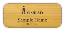 (image for) Conrad Realty Group Standard Bamboo Laser Engraved badge