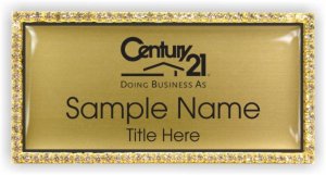 (image for) Century 21 (New DBA) Bling Gold badge