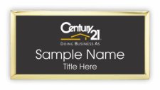 (image for) Century 21 Executive Gold & Black badge