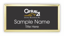 (image for) Century 21 Executive Gold & Black badge