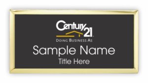 (image for) Century 21 Executive Gold & Black badge