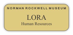 (image for) Norman Rockwell Museum Standard Gold badge