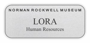 (image for) Norman Rockwell Museum Standard Silver badge