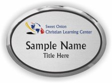 (image for) Sweet Onion Christian Learning Center Oval Executive Silver badge