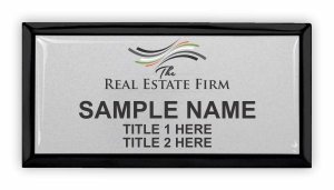 (image for) The Real Estate Firm Black Executive Badge
