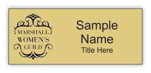 (image for) The Foundation for Marshall Medical Centers Standard Gold Square Corner badge