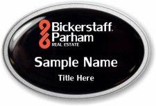 (image for) Bickerstaff Parham Real Estate Oval Prestige Pebbled badge