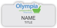 (image for) Olympia Pharmacy Shaped Silver badge