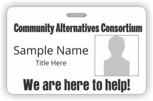 (image for) Community Alternatives Photo ID Horizontal badge