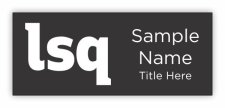 (image for) LSQ Standard Black Square Corner badge