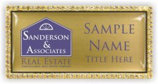 (image for) Sanderson & Associates Real Estate Bling Gold badge