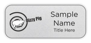 (image for) Dizzy Pig BBQ Co. Standard Silver badge