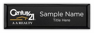 (image for) Century 21 AA Realty Small Executive Black badge
