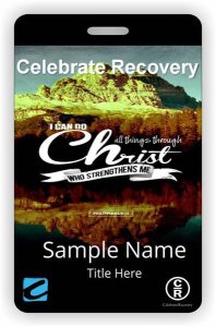 (image for) Camelback Community Church Celebrate Recovery ID Vertical badge