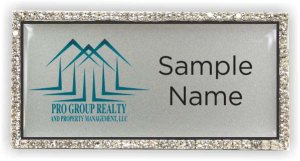 (image for) Pro Group Realty Bling Silver Other badge