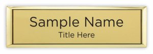 (image for) Agape Small Executive Gold badge
