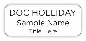(image for) Doc Holliday Standard White badge