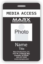 (image for) Marx Productions Photo ID Vertical badge