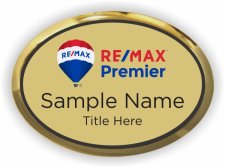 (image for) Remax Premier Oval Executive Gold badge