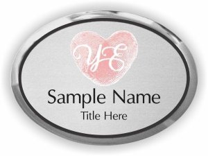 (image for) Ybarra Events Oval Executive Silver badge