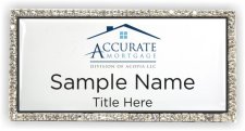 (image for) Accurate Mortgage Bling Silver Other badge
