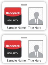 (image for) Honeywell Security Photo ID Horizontal Double Sided badge