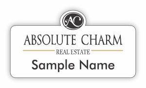 (image for) Absolute Charm Real Estate, LLC Shaped White badge