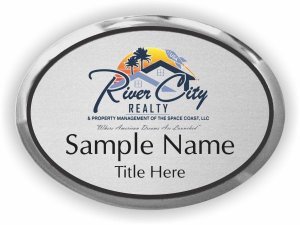 (image for) River City Realty Oval Executive Silver badge
