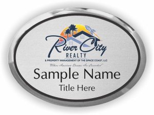 (image for) River City Realty Oval Executive Silver badge