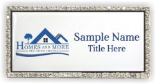 (image for) Homes and More Real Estate Services Bling Silver Other badge