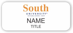 (image for) South University Standard White badge