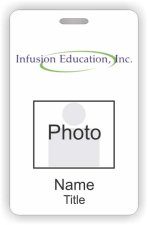 (image for) Infusion Education, Inc Photo ID Vertical badge