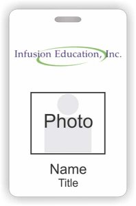 (image for) Infusion Education, Inc Photo ID Vertical badge