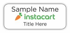 (image for) Instacart Standard White badge