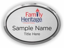 (image for) Family Heritage Oval Executive Silver badge