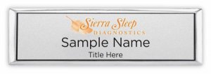 (image for) Sierra Sleep Diagnostics Small Executive Silver badge